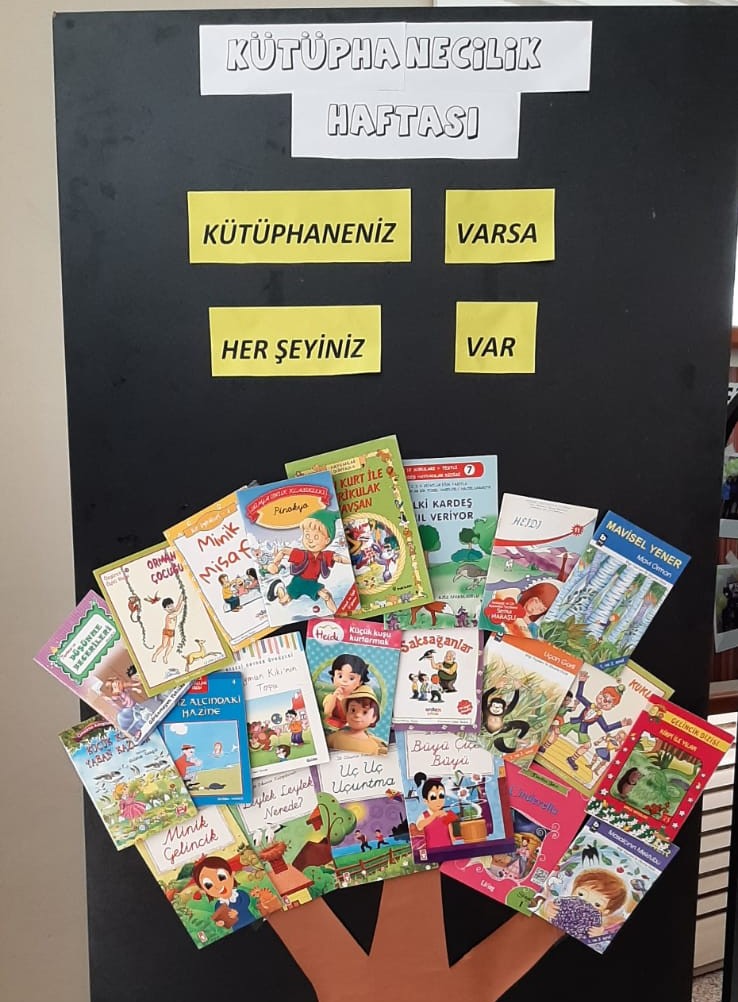Kütüphaneniz varsa her şeyiniz vardır.